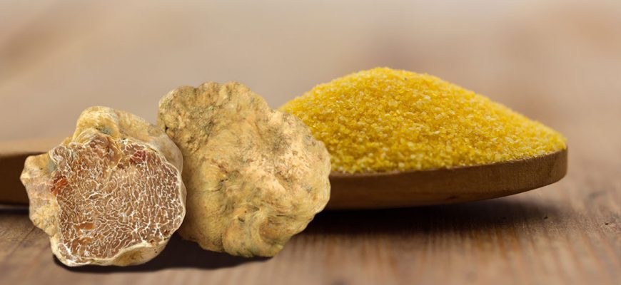 Polenta e tartufo