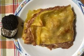 Lasagne con tartufo estivo