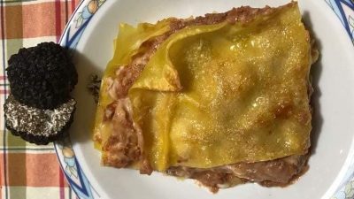 Lasagne con tartufo estivo